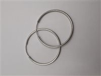 Orecchini Domar Donna Cerchi argento 925 lisci in Argento ORAR-420-280 - ORAR-420-280